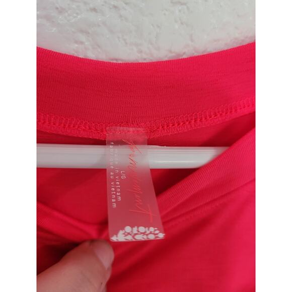 We The Free Women's Hot Pink‎ Flowy Athletic Tank Top - L #17 - Picture 4 of 6